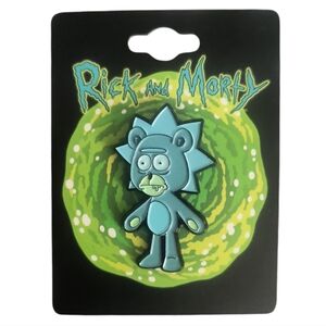 Rick and Morty Rick Teddy Enamel Pin